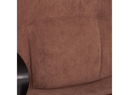 Кресло ADVANCE (флок/кожзам/коричневый) в Кургане