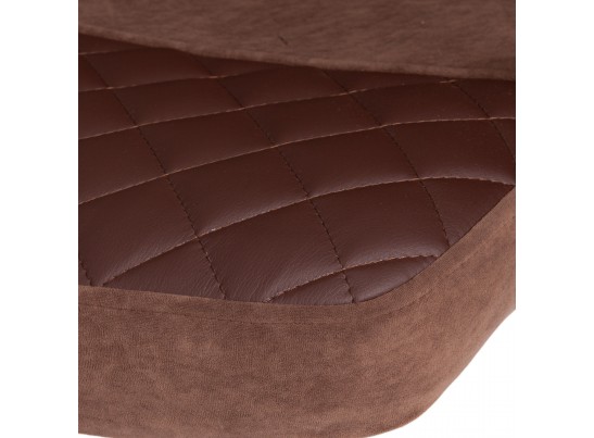 Кресло ADVANCE (флок/кожзам/коричневый) в Кургане