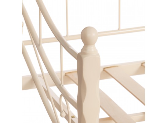 Кровать-софа односпальная CANZONA Белый (butter white) Wood slat base