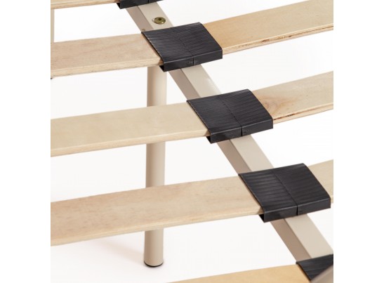 Кровать односпальная CANZONA Белый (butter white) Wood slat base