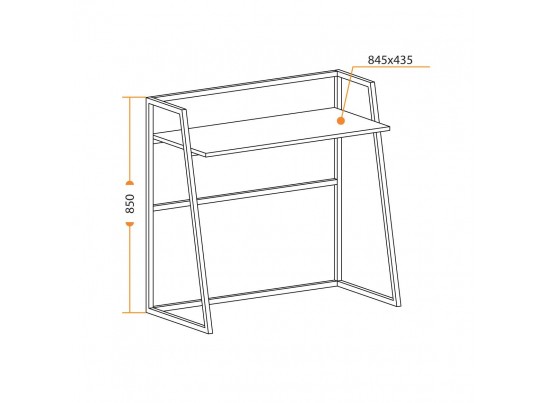 Cтол WD-11 (дуб/45*85*12) в Кургане