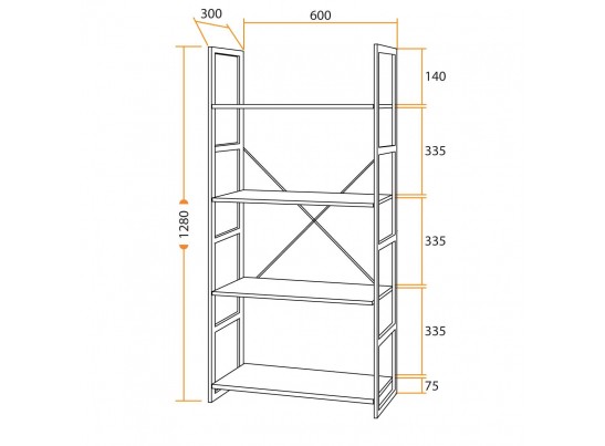 Стеллаж WS-01