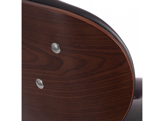 Барный стул DRAKAR (mod.4050/черный/орех) в Кургане