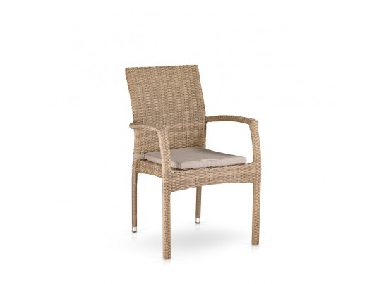 Комплект плетеной мебели T257B/Y379B-W65 Light Brown (4+1) в Кургане