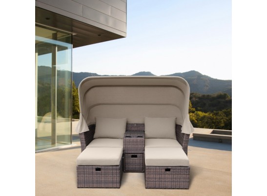 Комплект плетеной мебели AFM-330B Brown в Кургане