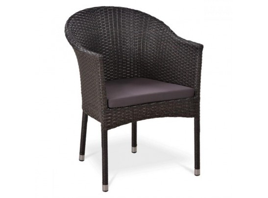 Кресло плетеное Y350G-W53 Brown в Кургане