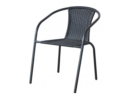 Комплект мебели Асоль LRC03/LRT03-60x60 Black (2+1) в Кургане