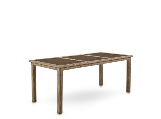 Комплект плетеной мебели T365/Y380B-W65 Light Brown (6+1) в Кургане