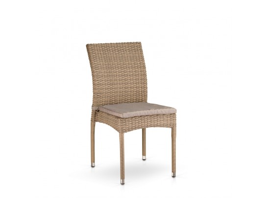 Комплект плетеной мебели T365/Y380B-W65 Light Brown (6+1) в Кургане