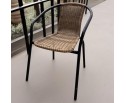 Комплект мебели Асоль LRC-02/LRT03-60x60 Light Brown (2+1) в Кургане