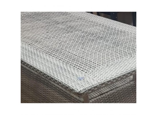 Комплект плетеной мебели T438/Y380C-W85 Latte (10+1) + подушки в Кургане