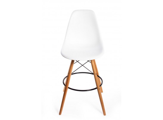 Стул барный Eames белый в Кургане
