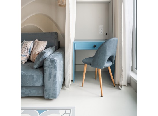 Стул Cleo сине-серый в Кургане