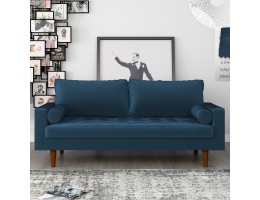 Диван Scott трехместный синий