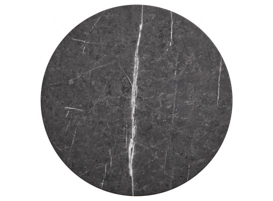 Набор кофейных столиков Tango серый мрамор с чёрными ножками, 2шт в Кургане