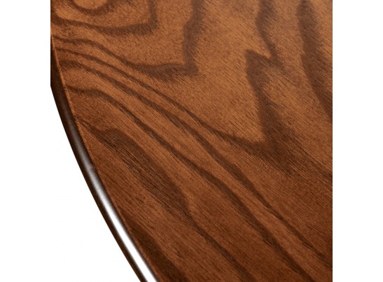 Стол Liverpool диам.110см, шпон орех "солнышко" с золотистыми ножками в Кургане