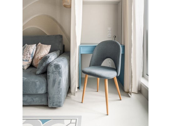 Стул Cleo сине-серый в Кургане