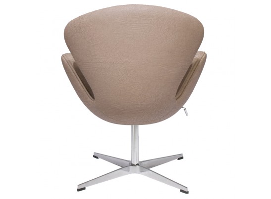 Кресло SWAN STYLE CHAIR латте, экокожа в Кургане