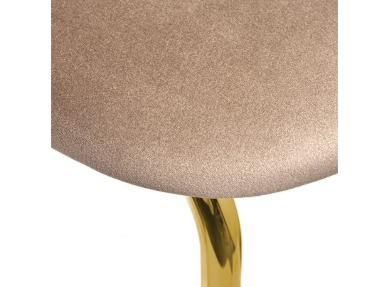 Стул Elle латте с золотыми ножками в Кургане