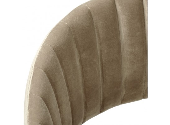 Комплект из 2-х стульев полубарных Turin латте с золотыми ножками в Кургане