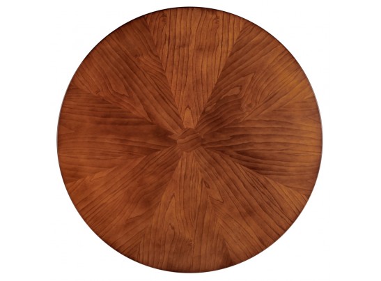 Стол Liverpool диам.110см, шпон орех "солнышко" с золотистыми ножками в Кургане