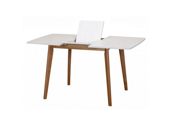 Стол Oslo раскладной 100-130x80x76см, Сосна Рандерс, орех миланский в Кургане