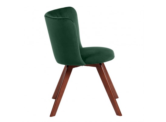 Стул Bella зеленый, темный орех в Кургане