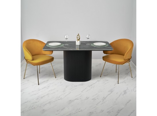 Стол Festa 140x85x77см, керамогранит Wacom мрамор в Кургане