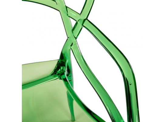 Комплект из 4-х стульев Masters прозрачный зелёный в Кургане
