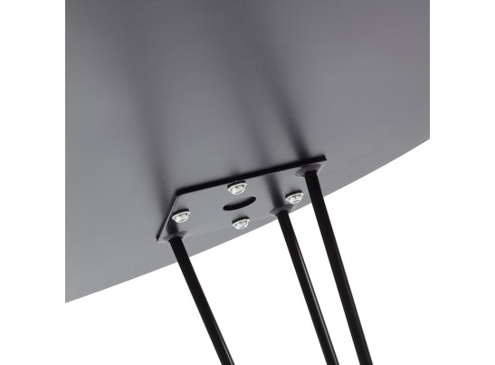 Стол Solution белый с чёрным, 100см в Кургане