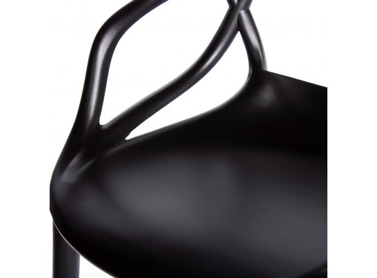 Стул полубарный Masters чёрный в Кургане