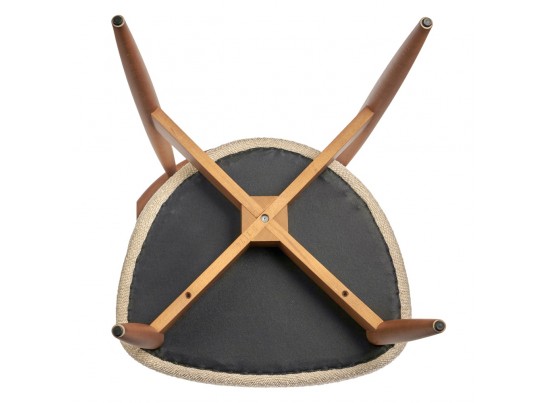 Стул Lucas латте букле с ножками цвета орех в Кургане