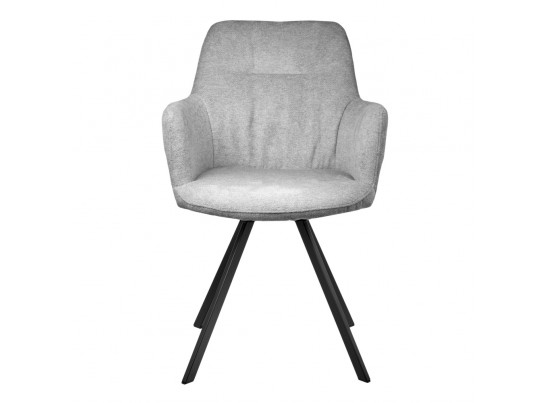 Стул Grant серый шенил на поворотном механизме в Кургане