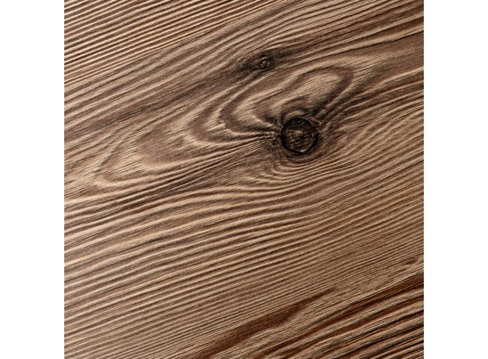 Стол Dublin раскладной 110-140х70х77 лиственница горная с чёрными ножками в Кургане