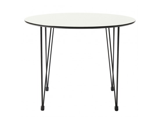 Стол Solution белый с чёрным, 100см в Кургане