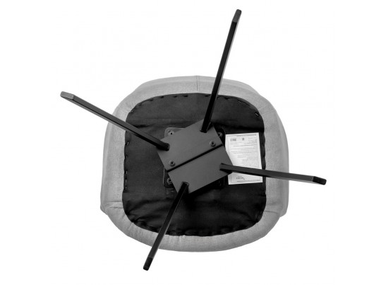 Стул Grant серый шенил на поворотном механизме в Кургане