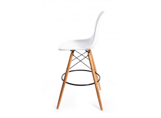 Стул барный Eames белый в Кургане