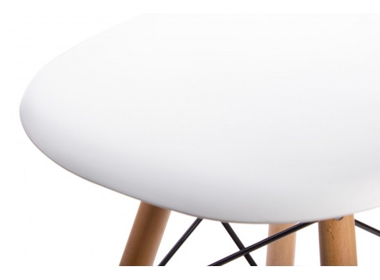 Стул барный Eames белый в Кургане
