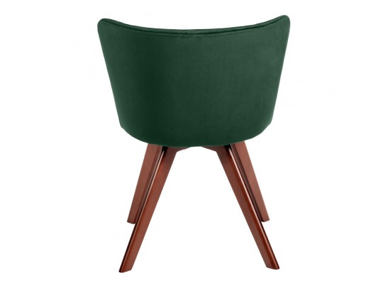Стул Bella зеленый, темный орех в Кургане