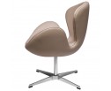 Кресло SWAN STYLE CHAIR латте, экокожа в Кургане