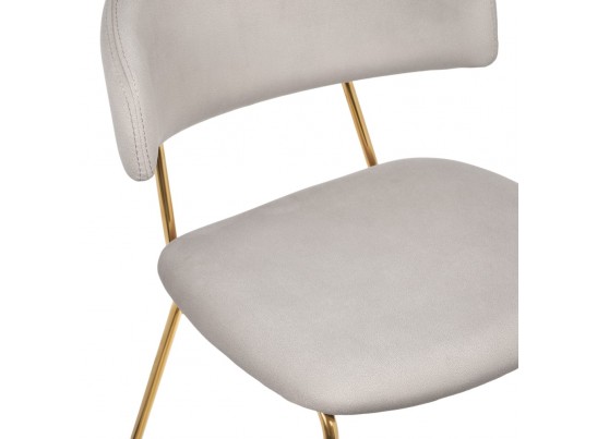 Стул Elle мокко с золотыми ножками в Кургане