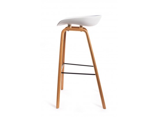 Стул барный Quadro белый в Кургане