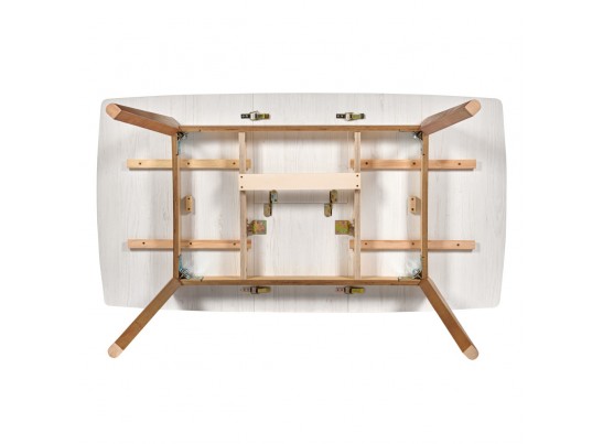 Стол Oslo раскладной 100-130x70x76см, Сосна Рандерс, орех миланский в Кургане