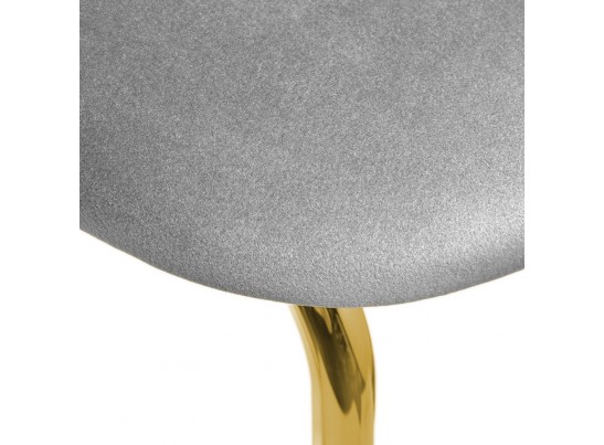 Стул Elle серый с золотыми ножками в Кургане