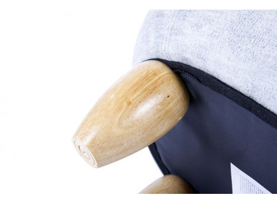 Пуф Бегемот с отсеком для хранения светло-серый в Кургане