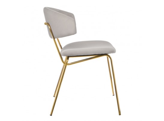 Стул Elle мокко с золотыми ножками в Кургане