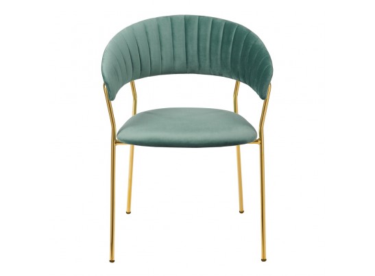 Комплект из 4-х стульев Turin мятный с золотыми ножками в Кургане