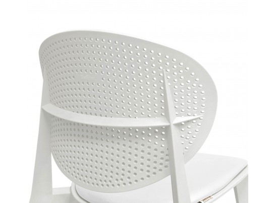 Стул Luna с мягким сиденьем белый в Кургане