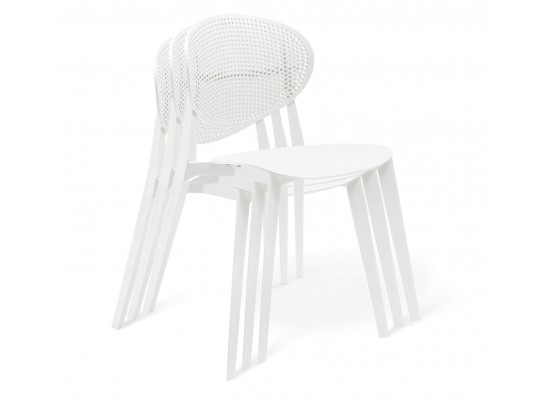 Стул Luna белый в Кургане