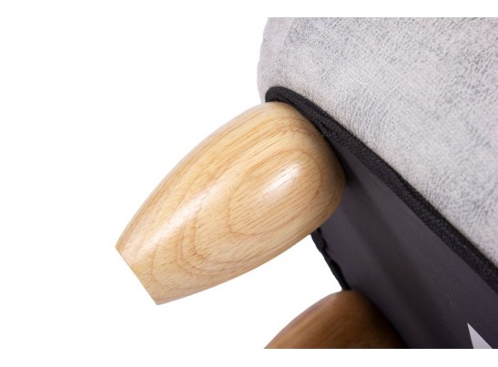 Пуф Бегемот светло-серый в Кургане